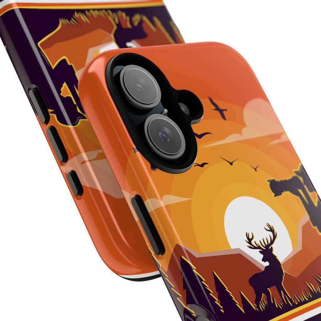 Personalized Hunting Sunset Phone Case — Custom Name "James"