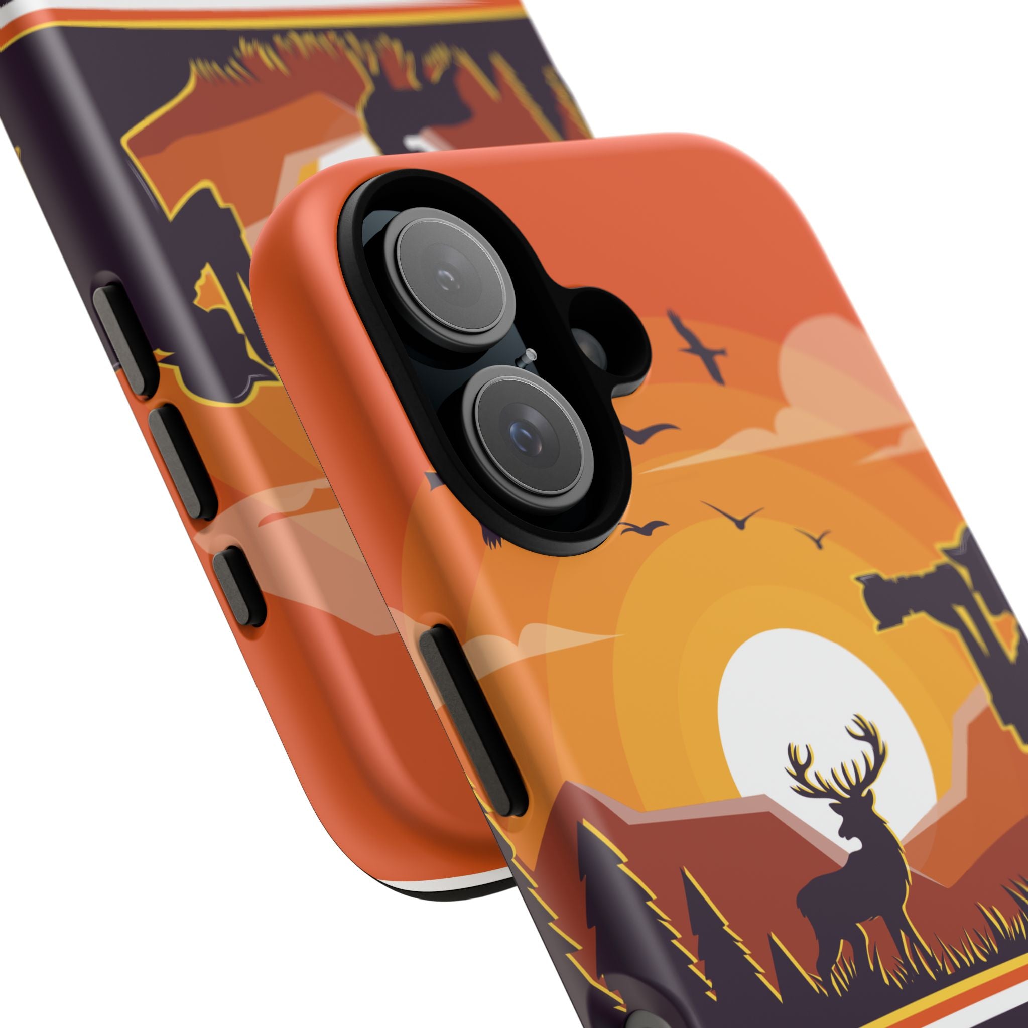 Personalized Hunting Sunset Phone Case — Custom Name "James"
