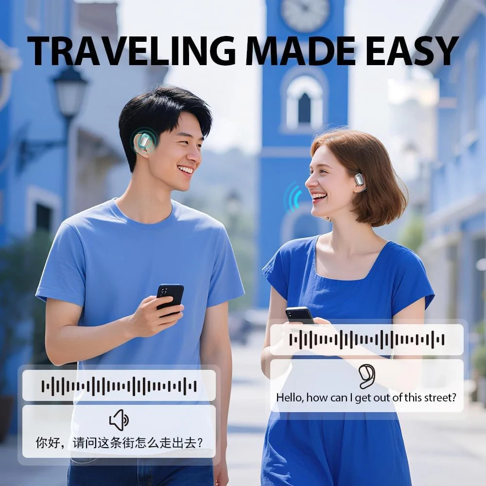 AI Wireless Translation Earbuds