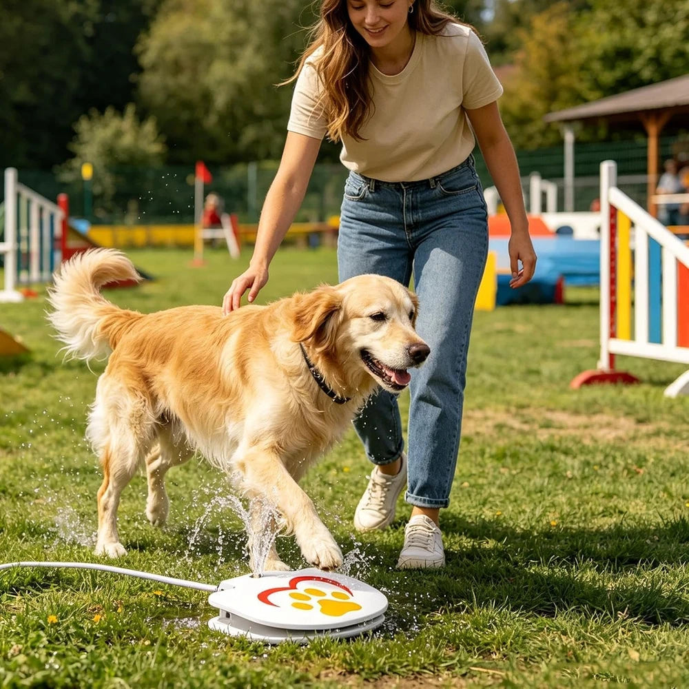 Paw Activated Dog Water Sprinkler