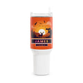 Personalized 40oz Sunset Wilderness Tumbler — Custom Name (James)