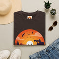 Sunset Deer Silhouette T-Shirt | Personalized Olivia Name